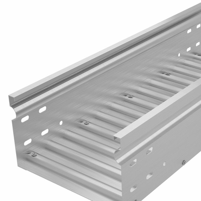 Przycisk na tacy z kable faliste 50mm-500mm Pojemność ładunkowa 20-100kg/M Srebrny