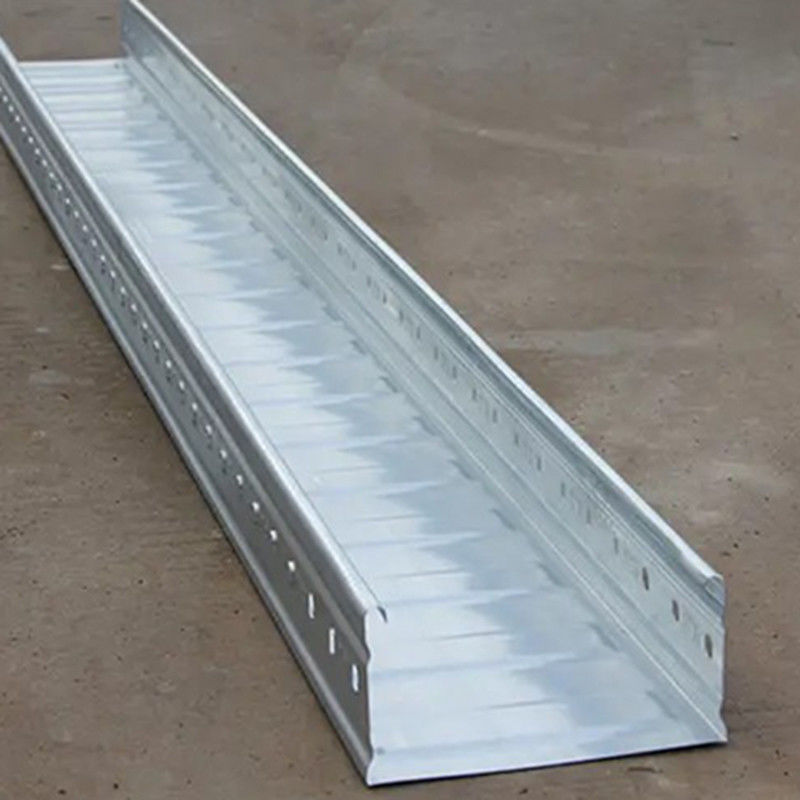 Przycisk na tacy z kable faliste 50mm-500mm Pojemność ładunkowa 20-100kg/M Srebrny